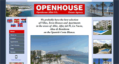 Desktop Screenshot of openhouse-albir.com